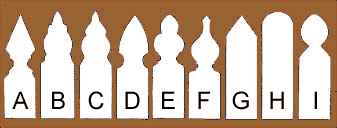 Many picket shapes to choose from.